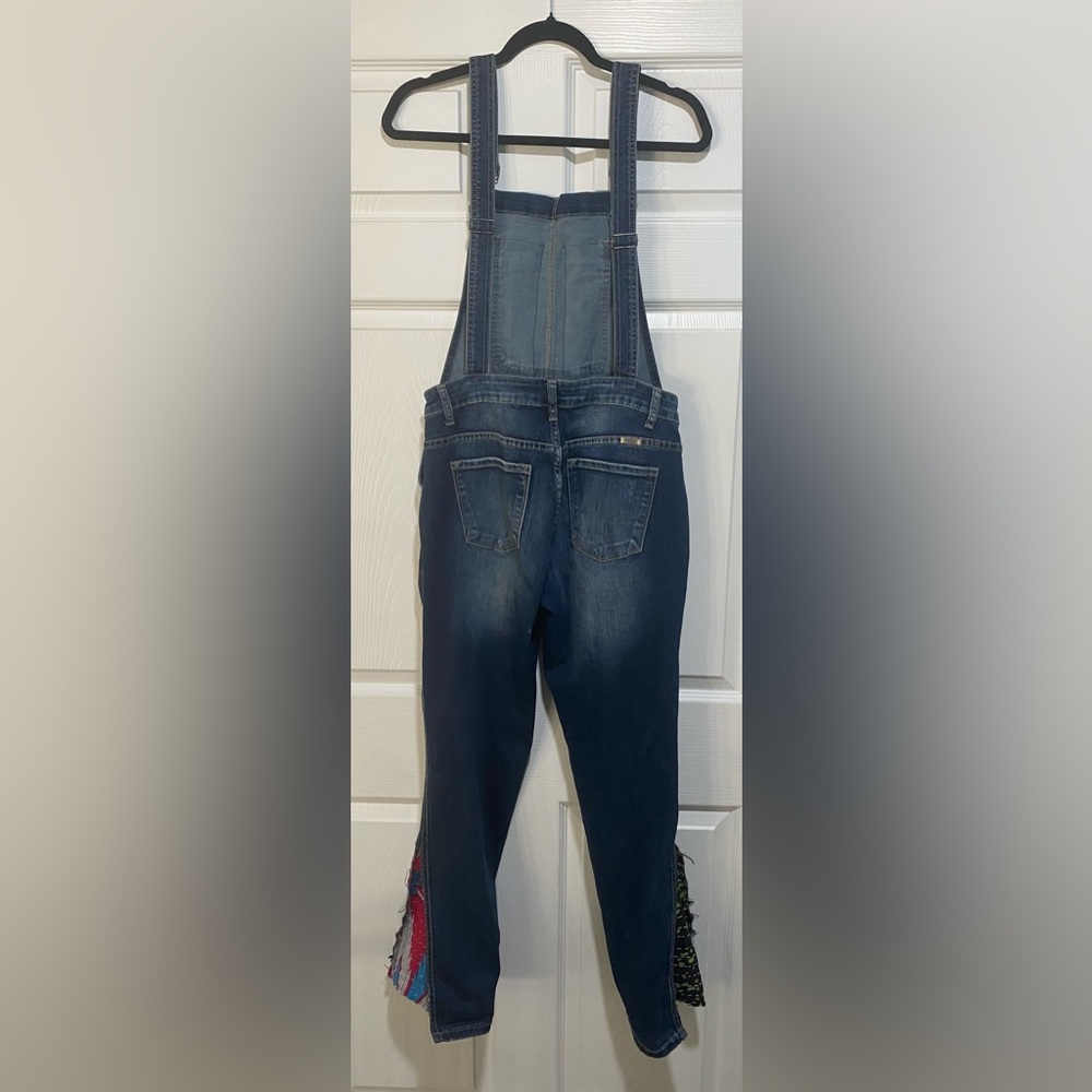 KanCan Multicolor Kantha Upcycled Overalls - Large - Picture 6 of 15